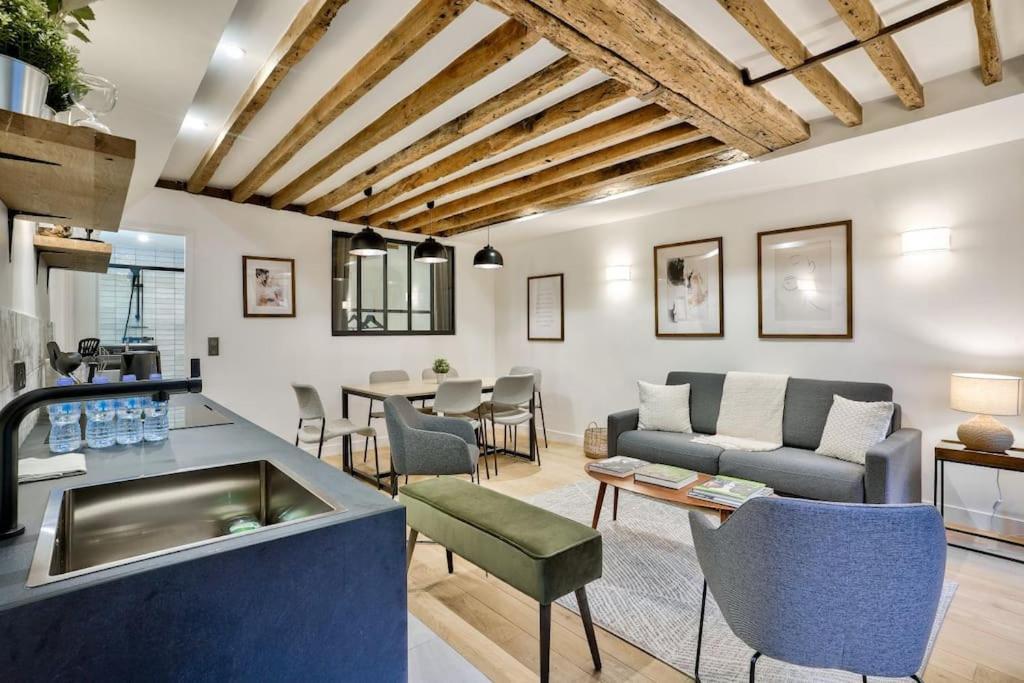 Magnifique Appartement Pour 6 - Montorgueil Paris Eksteriør billede